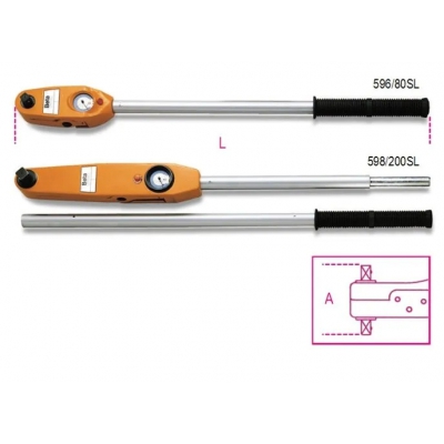 Tay cân lực 1/2", dải đo 6÷80 Nm