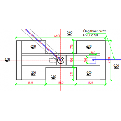 Cầu Nâng 1 Trụ Ấn Độ cánh bướm lắp chìm