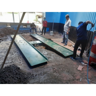 Cầu Nâng 1 trụ Ấn Độ Chữ H Lắp Nổi