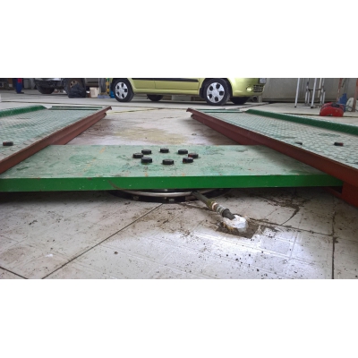 Cầu Nâng 1 trụ Ấn Độ Chữ H Lắp Nổi